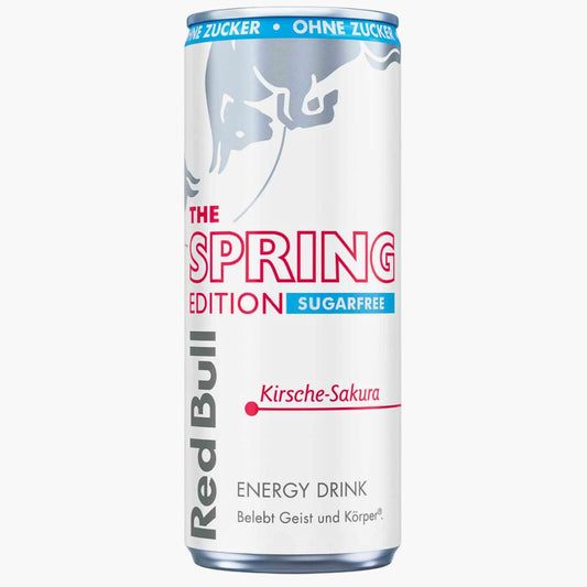 Red Bull Kirsche-Sakura Sugarfree 250 ml – zuckerfreier Energy-Drink mit Kirsch-Sakura Geschmack bei Four5