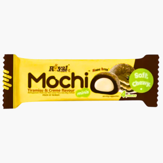Royal Family Halal Mochi Mini Tiramisu & Crème 40 g – halal-zertifizierte Mini-Mochi mit cremiger Tiramisu-Füllung kaufen bei Four5