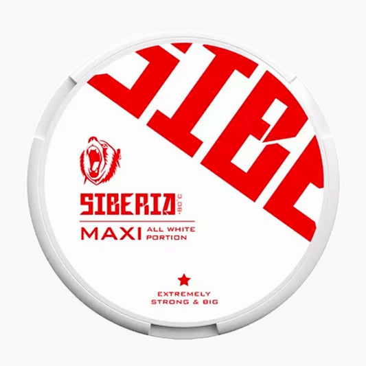 Siberia -80°C Maxi All White Portion – extra große Nikotinbeutel mit extremer Stärke kaufen in Österreich bei Four5