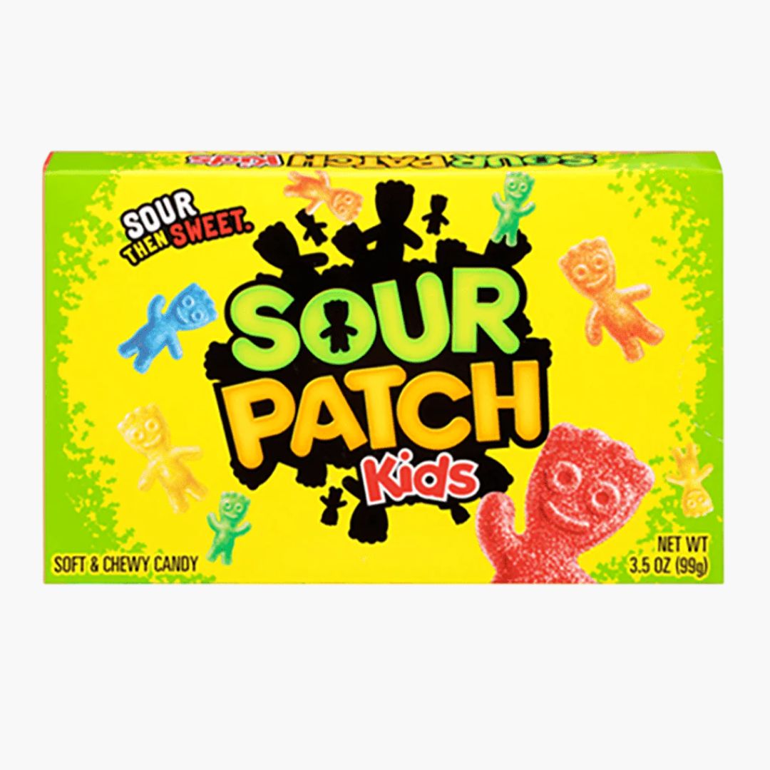 Sour Patch Kids Theatre Box 99 g – saure Fruchtgummi-Figuren bei Four5
