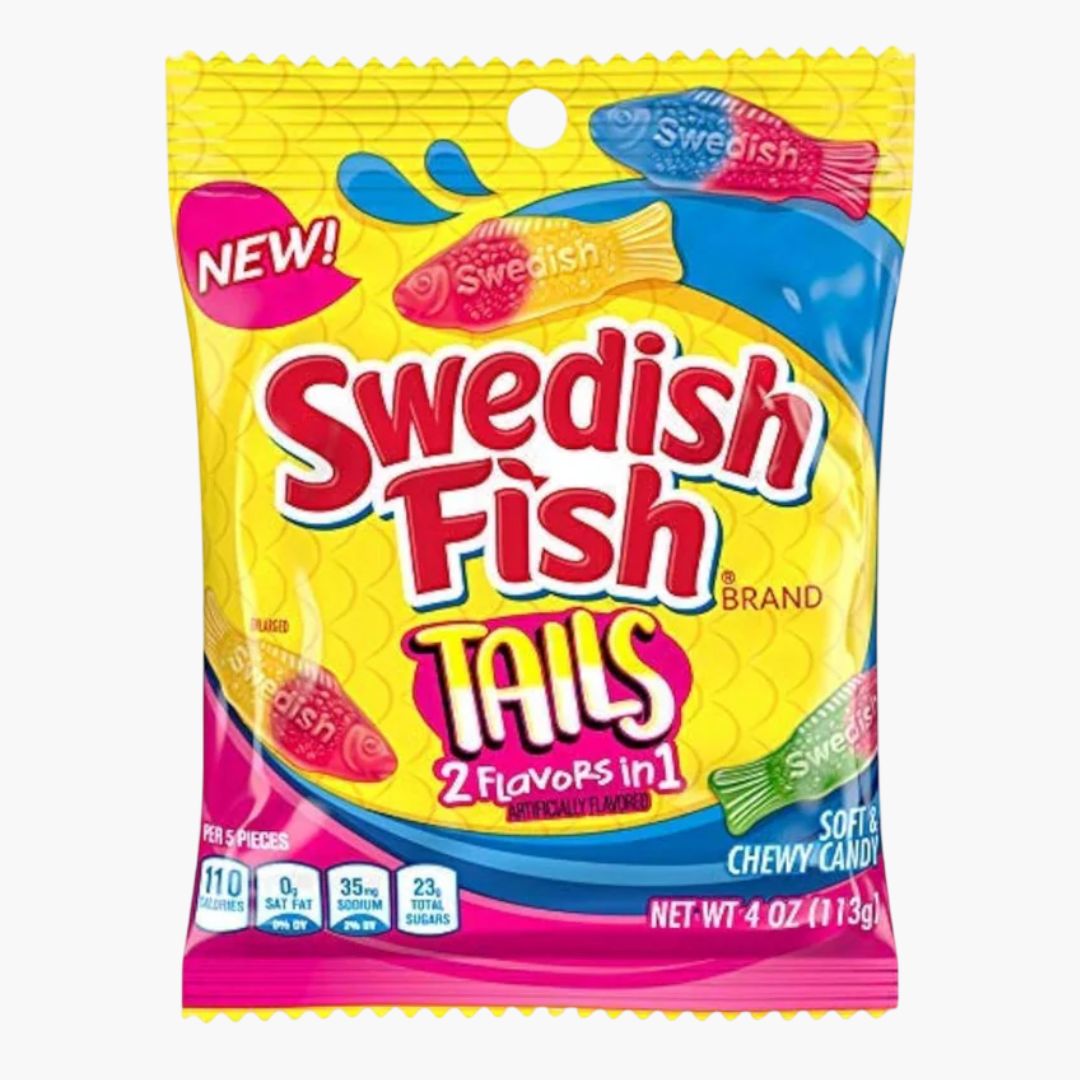 Swedish Fish Tails 2in1 102 g – Soft Candy mit doppelten Fruchtaromen kaufen in Österreich bei Four5
