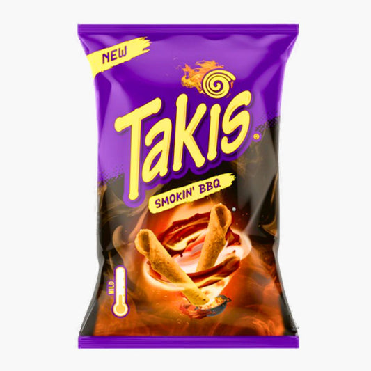 Takis Smokin BBQ 100 g – gerollte Tortilla Chips mit rauchigem Barbecue-Geschmack bei Four5