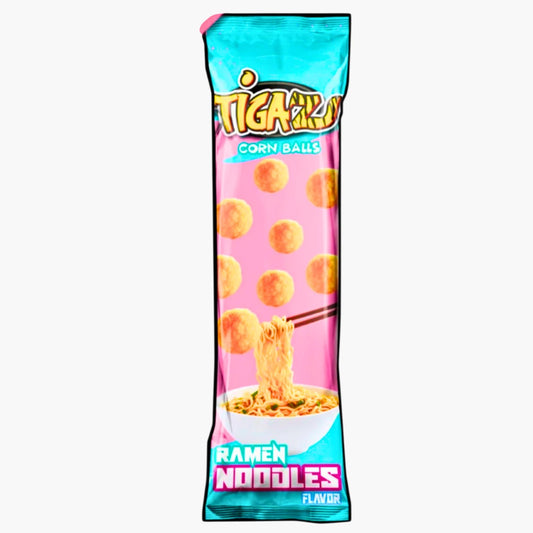 Tigaz Corn Balls Ramen Noodles 20 g – knusprige Maisbällchen mit Ramen-Geschmack bei Four5
