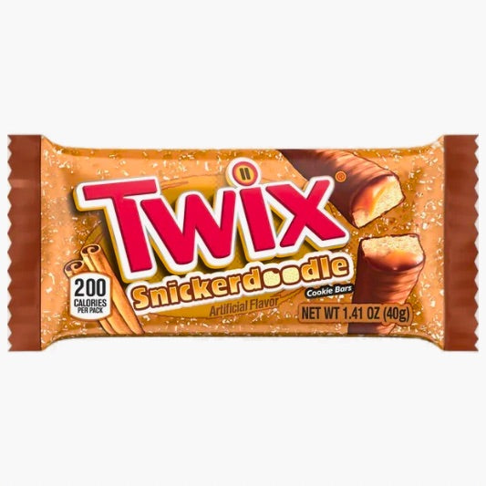 Twix Snickerdoodle 40 g – amerikanischer Schokoriegel mit Zimt-Keks, Karamell und Milchschokolade bei Four5
